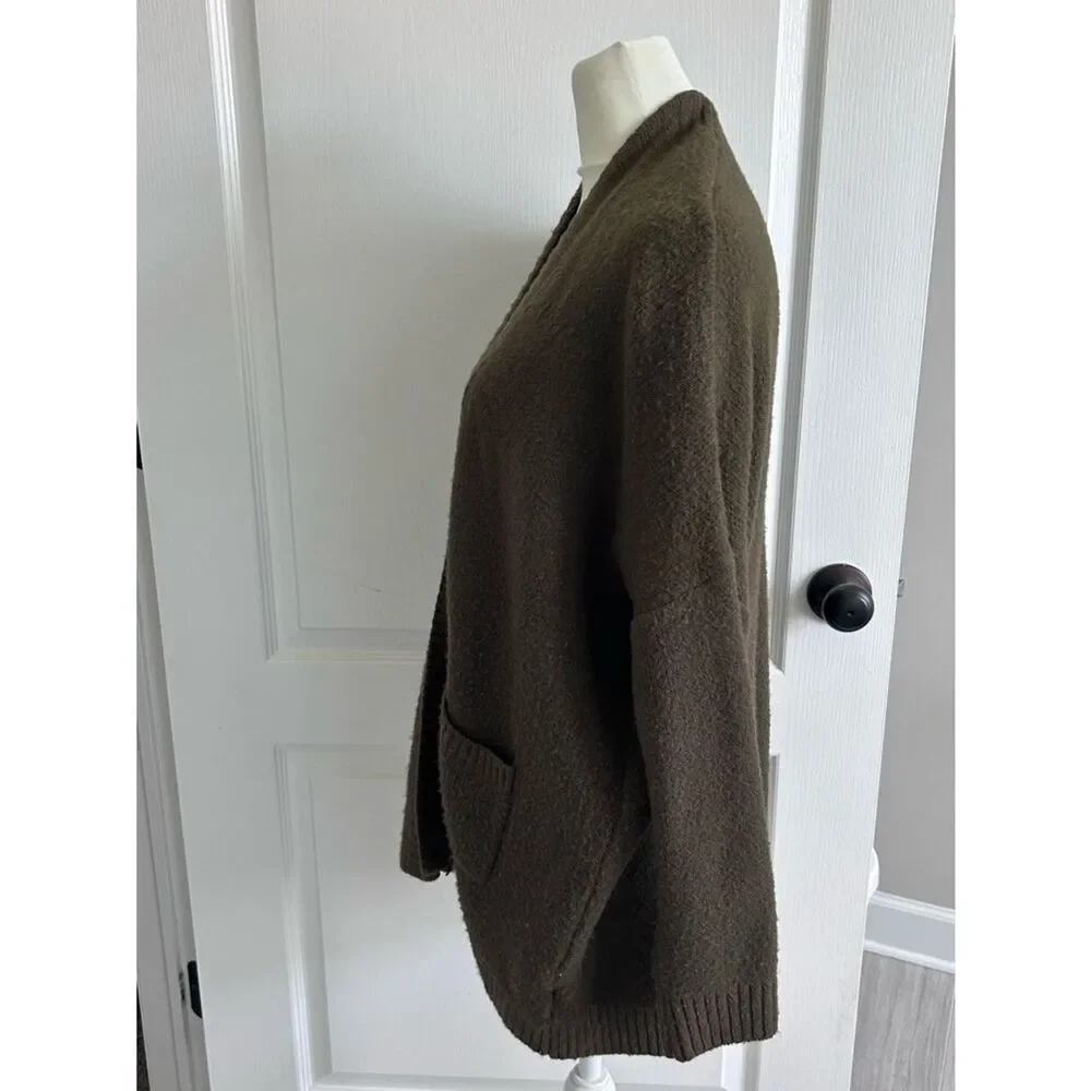 debut by Anthropologie Earth tone Open-Front Cardigan Sweater